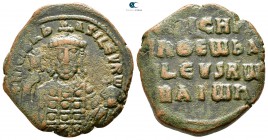 Nicephorus II Phocas. AD 963-969. Constantinople. Follis Æ