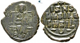 Anonoym circa AD 1042-1055. Attributed to Constantine IX. Byzantine. Follis Æ