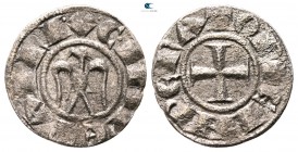 Enrico VI and Costanza AD 1194-1196. Messina. Denaro BI