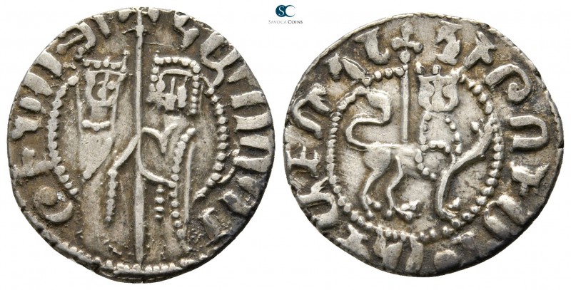 Hetoum I AD 1226-1270. 
Tram AR

20mm., 2,94g.



very fine