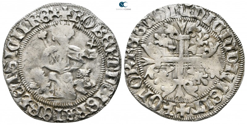 Roberto I il Saggio (the Wise) d'Angiò AD 1309-1343. Napoli (Regno)
Gigliato AR...