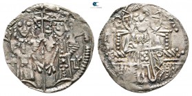 Stefanos Uros IV with Elen, as Tsar AD 1345-1355. Uncertain mint. Groš AR