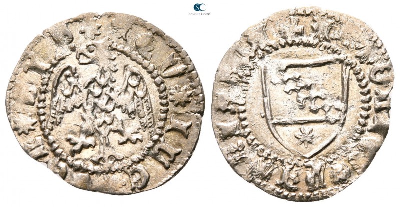 Antonio II Panciera AD 1402-1411. Aquileia
Denaro AR

17mm., ,66g.



ver...