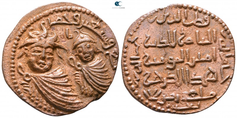 Qutb al-Din II-Ghazi II AD 1176-1184. 
Dirhem Æ

32mm., 13,78g.



good v...