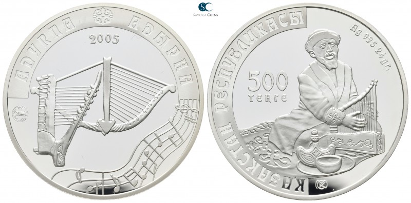 Republic of Kazakhstan. .
500 Tenge AR

37mm., 24,00g.

proof