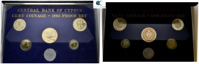 Cyprus.  AD 1983. in Box.. Official Pound Coin Set