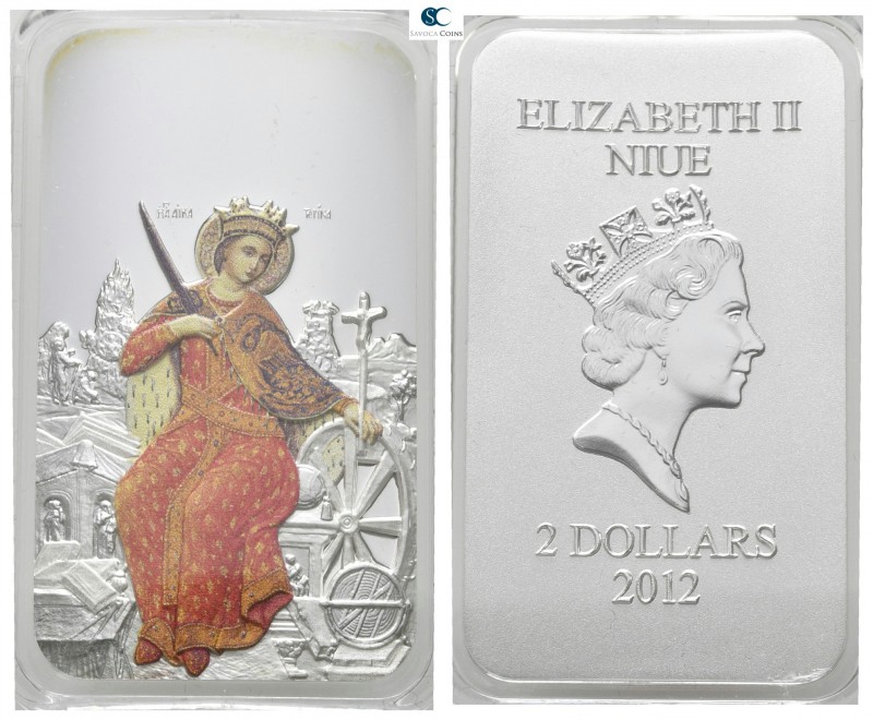 Niue. AD 2012.
2 Dollars AR

47mm., 31,10g.

proof