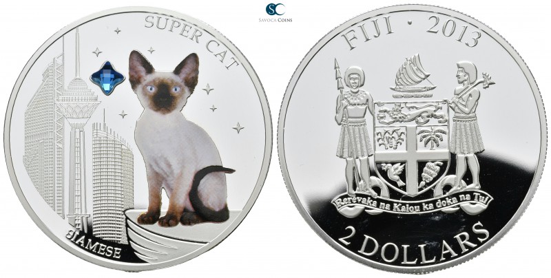 Fiji. AD 2013.
2 Dollars AR

40mm., 31,10g.

proof