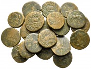 Lot of ca. 20 greek bronze coins / SOLD AS SEEN, NO RETURN!<br><br>very fine<br><br>