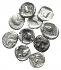 Lot of ca. 10 ionian silver fractions / SOLD AS SEEN, NO RETURN!<br><br>nearly very fine<br><br>