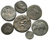 Lot of ca. 7 roman provincial bronze coins / SOLD AS SEEN, NO RETURN!<br><br>nearly very fine<br><br>