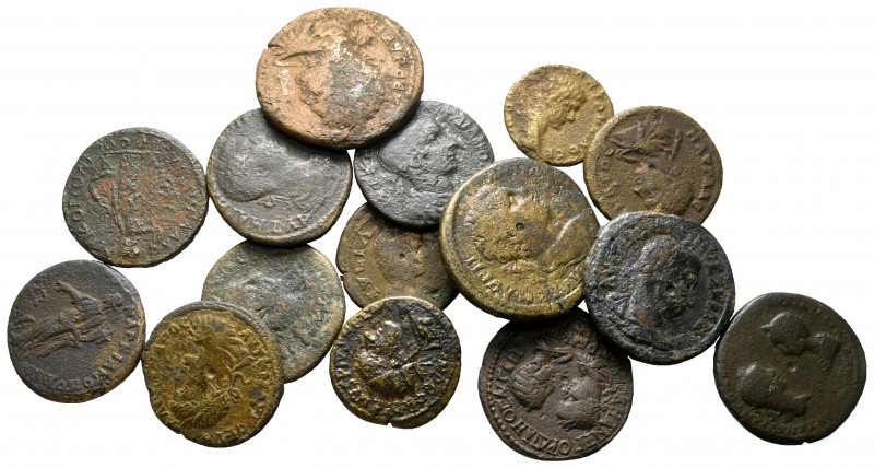 Lot of ca. 10 roman bronze bronze coins / SOLD AS SEEN, NO RETURN!

fine