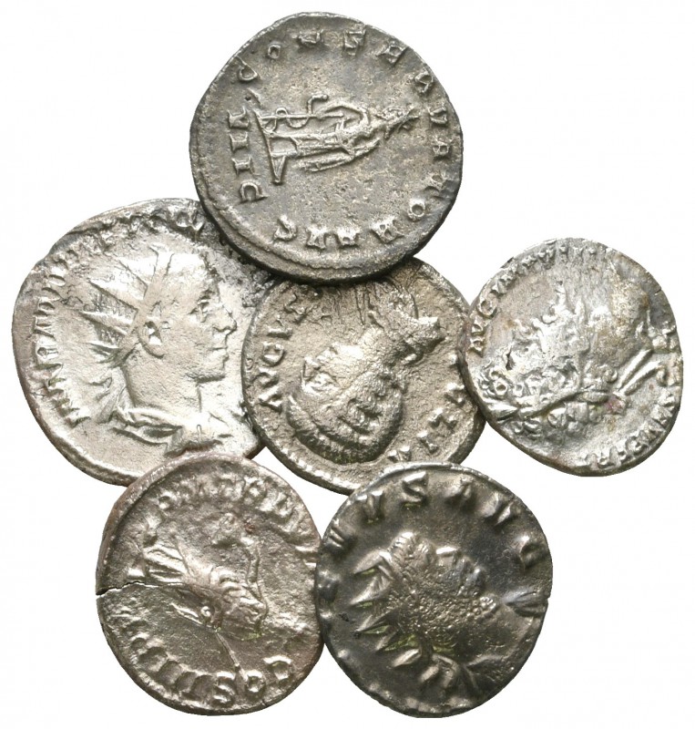 Lot of 6 roman silver coins / SOLD AS SEEN, NO RETURN!

very fine