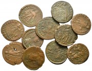 Lot of ca. 11 roman bronze coins / SOLD AS SEEN, NO RETURN!<br><br>nearly very fine<br><br>
