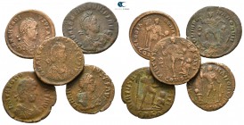 Lot of ca. 5 roman bronze coins / SOLD AS SEEN, NO RETURN!<br><br>nearly very fine<br><br>