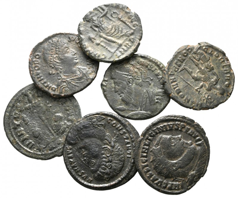 Lot of ca. 7 roman bronze coins / SOLD AS SEEN, NO RETURN!

very fine