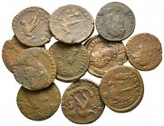 Lot of ca. 11 roman bronze coins / SOLD AS SEEN, NO RETURN!<br><br>nearly very fine<br><br>