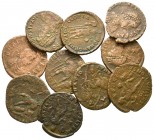 Lot of ca. 10 roman bronze coins / SOLD AS SEEN, NO RETURN!<br><br>nearly very fine<br><br>