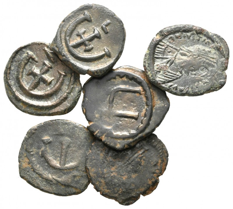 Lot of ca. 6 byzantine bronze coins / SOLD AS SEEN, NO RETURN!

very fine