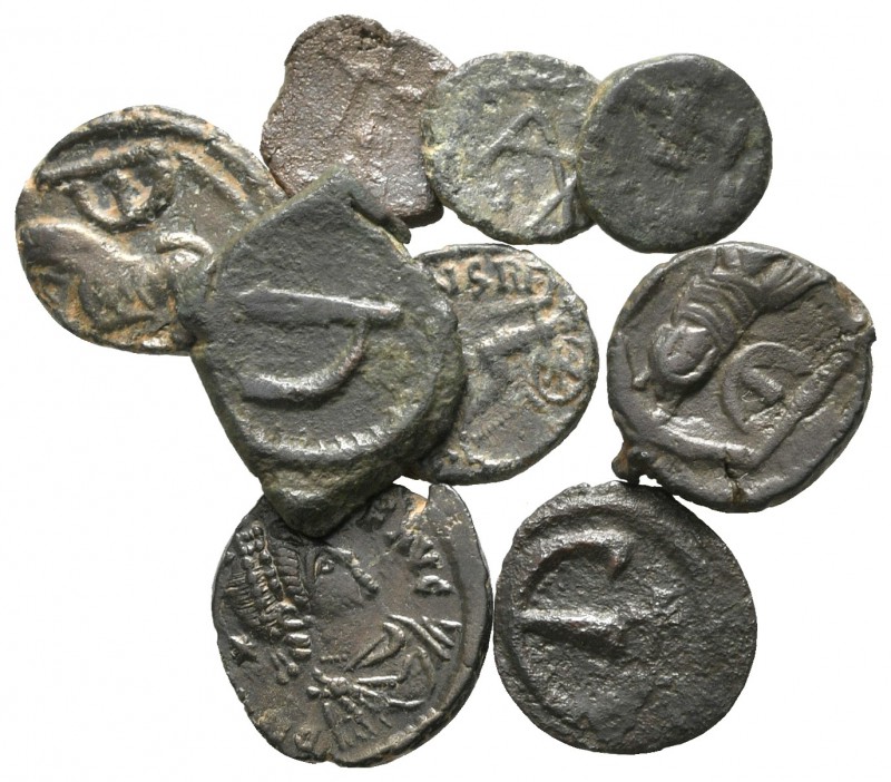 Lot of ca. 9 byzantine bronze coins / SOLD AS SEEN, NO RETURN!

very fine