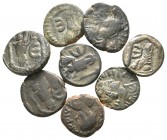 Lot of ca. 8 byzantine bronze coins / SOLD AS SEEN, NO RETURN!<br><br>very fine<br><br>