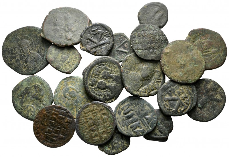 Lot of ca. 20 byzantine coins / SOLD AS SEEN, NO RETURN!

nearly very fine