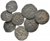 Lot of ca. 8 medieval bronze coins / SOLD AS SEEN, NO RETURN!<br><br>very fine<br><br>