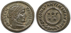 Römische Münzen, MÜNZEN DER RÖMISCHEN KAISERZEIT. Constantinus I. (307-337 n. Chr). Follis 320 n. Chr., Thessalonica. (2.97 g. 19 mm) Vs.: CONSTANTINV...