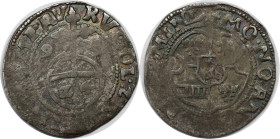 Altdeutsche Münzen und Medaillen, MINDEN - BISTUM. Anton von Schauenburg (1587-1599). 1/24 Taler (Groschen) 1595. Schön. Selten