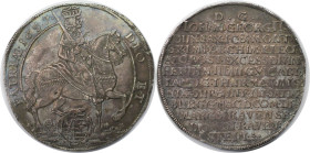 Altdeutsche Münzen und Medaillen, SACHSEN. SACHSEN, KURFÜRSTENTUM. Johann Georg II. (1656-1680). Prägungen auf das Reichsvikariat 1657. Reichstaler 16...