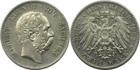 Deutsche Münzen und Medaillen ab 1871, REICHSSILBERMÜNZEN, Sachsen. Albert (1873-1902). 2 Mark 1902 E. Silber. Jaeger 124. Vorzüglich.
