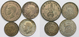 Europäische Münzen und Medaillen, Großbritannien / Vereinigtes Königreich / UK / United Kingdom, Lots und Sammlungen. 3 Pence 1938 (KM 848), 6 Pence 1...