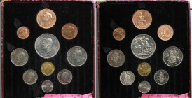 Europäische Münzen und Medaillen, Großbritannien / Vereinigtes Königreich / UK / United Kingdom, Lots und Sammlungen. George VI. (1936-1952). Proof-Se...