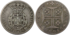 Europäische Münzen und Medaillen, Portugal. Johann VI. 120 Reis ND (1816-1826). Silber. KM 353. Sehr schön-vorzüglich