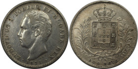 Europäische Münzen und Medaillen, Portugal. Ludwig I. 500 Reis 1871. Silber. KM 509. Sehr schön-vorzüglich