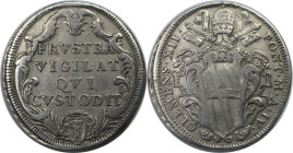 Europäische Münzen und Medaillen, Vatikan. Clemens XII. (1730-1740). 1/2 Piastra A IV (1733/1734). 14,38 g. Muntoni 20. Sehr schön, Hübsche Patina