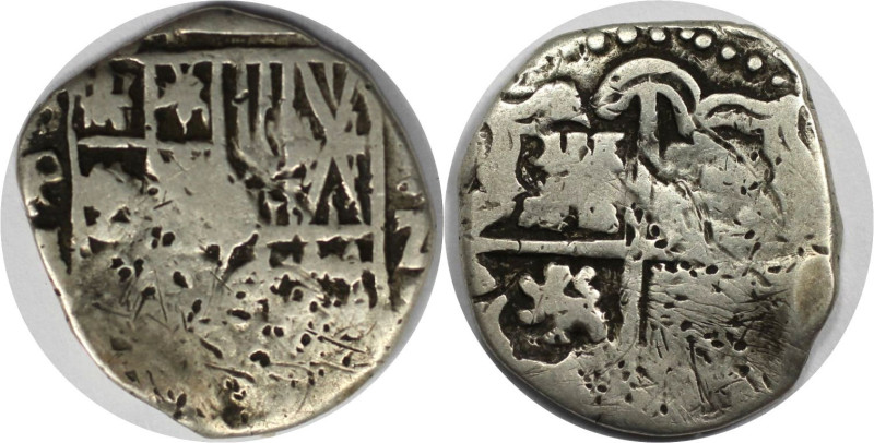 Weltmünzen und Medaillen, Bolivien / Bolivia. Real 1647-1649. Silber. 3,65 g. KM...