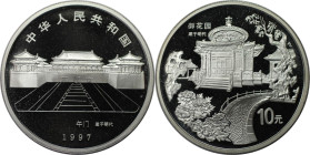 Weltmünzen und Medaillen, China. Palastmuseum in Peking. 10 Yuan 1997. 31,14 g. 0.999 Silber. KM 1096. Polierte Platte, mit Kapsel