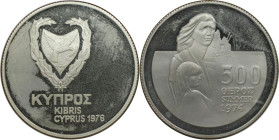 Weltmünzen und Medaillen, Zypern / Cyprus. 2. Jahrestag der türkischen Invasion. 14,14 g. 0.925 Silber. 0.42 OZ. KM 45a. Polierte Platte