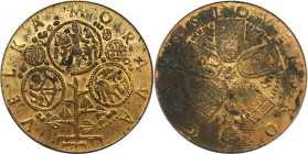 Medaillen und Jetons, Gedenkmedaillen. Velka Morava. Medaille ND (1972), von Kolarsky. 9,46 g. 34 mm. Kupfer. Vergolden. Sehr schön-vorzüglich