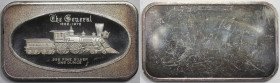 Medaillen und Jetons, Silberbarren / Silver Bar. 1 oz .999 Fine Silver Bar, The General 1862-1972