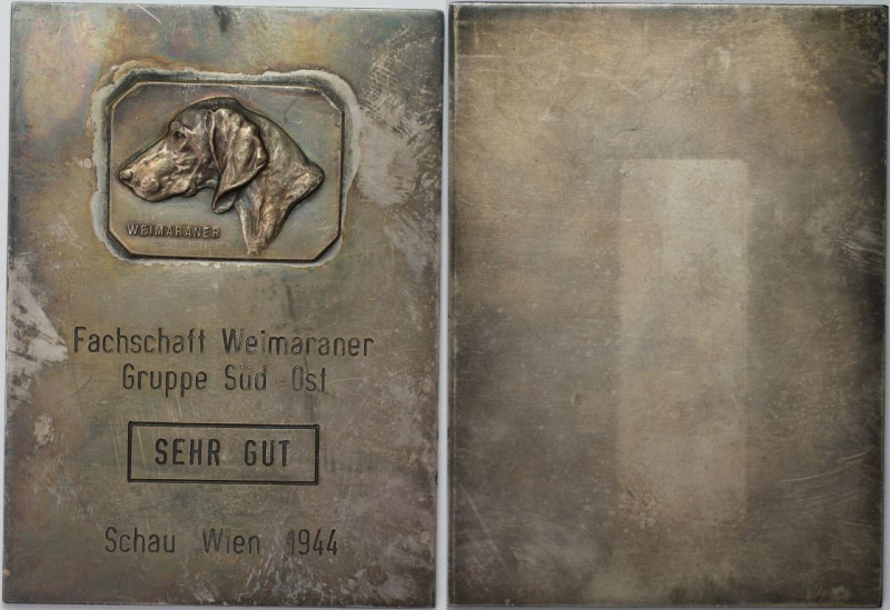 Medaillen und Jetons, Hundesport / Dog sports. "Fachschaft Weimaraner Gruppe Süd...