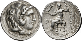 Imperio Seléucida. Seleuco I, Nicator (312-281 a.C.). Tetradracma. (S. 6829 var) (CNG. IX, 12). Atractiva. 17,03 g. MBC+.