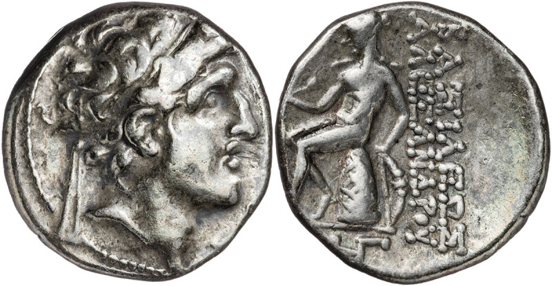 Imperio Seléucida. Alejandro I, Balas (152-145 a.C.). Antioquía ad Orontem. Drac...