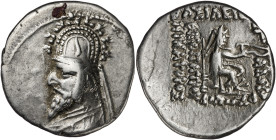 Imperio Parto. Sinatruces (77-70 a.C.). Dracma. (S. 7394). 4,15 g. MBC.
