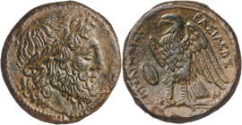 Egipto Ptolemaico. Ptolomeo II, Filadelfos (285-246 a.C.). AE 28. (S. 7779 var) (BMC. VI, 28). Ex Gorny & Mosch 10/10/2016, nº 50. 16,76 g. MBC+.
