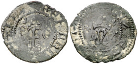 Reyes Católicos. Granada. 1 blanca. (AC. 32). Rayitas. 0,94 g. (MBC-).