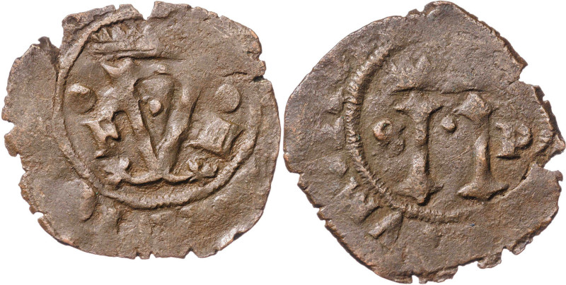 s/d (1542). Juana y Carlos. Santo Domingo. 4 maravedís. (AC. 35). Orla circular ...
