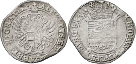 s/d. Alberto e Isabel. Bruselas. 1 escalín del pavo. (Vti. 234) (Vanhoudt 623.BS). 4,85 g. BC+.