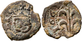 1661. Felipe IV. Valencia. 1 diner. (AC. 51). 1,07 g. MBC-.